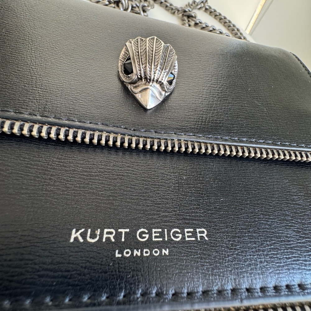 Kurt Geiger Leopard Print Crossbody Mini Handbag - Picture 5 of 12